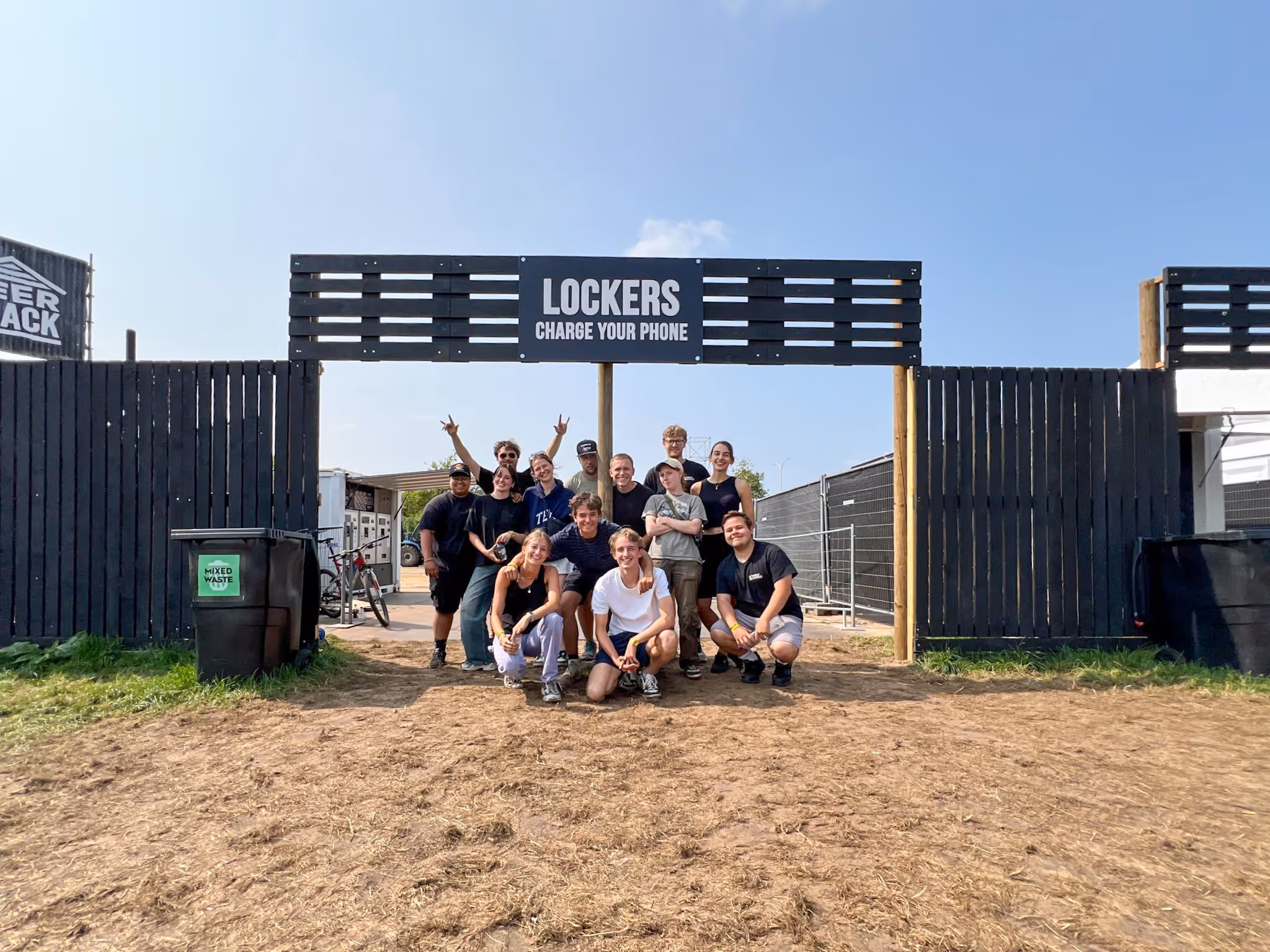 People posing for the photo