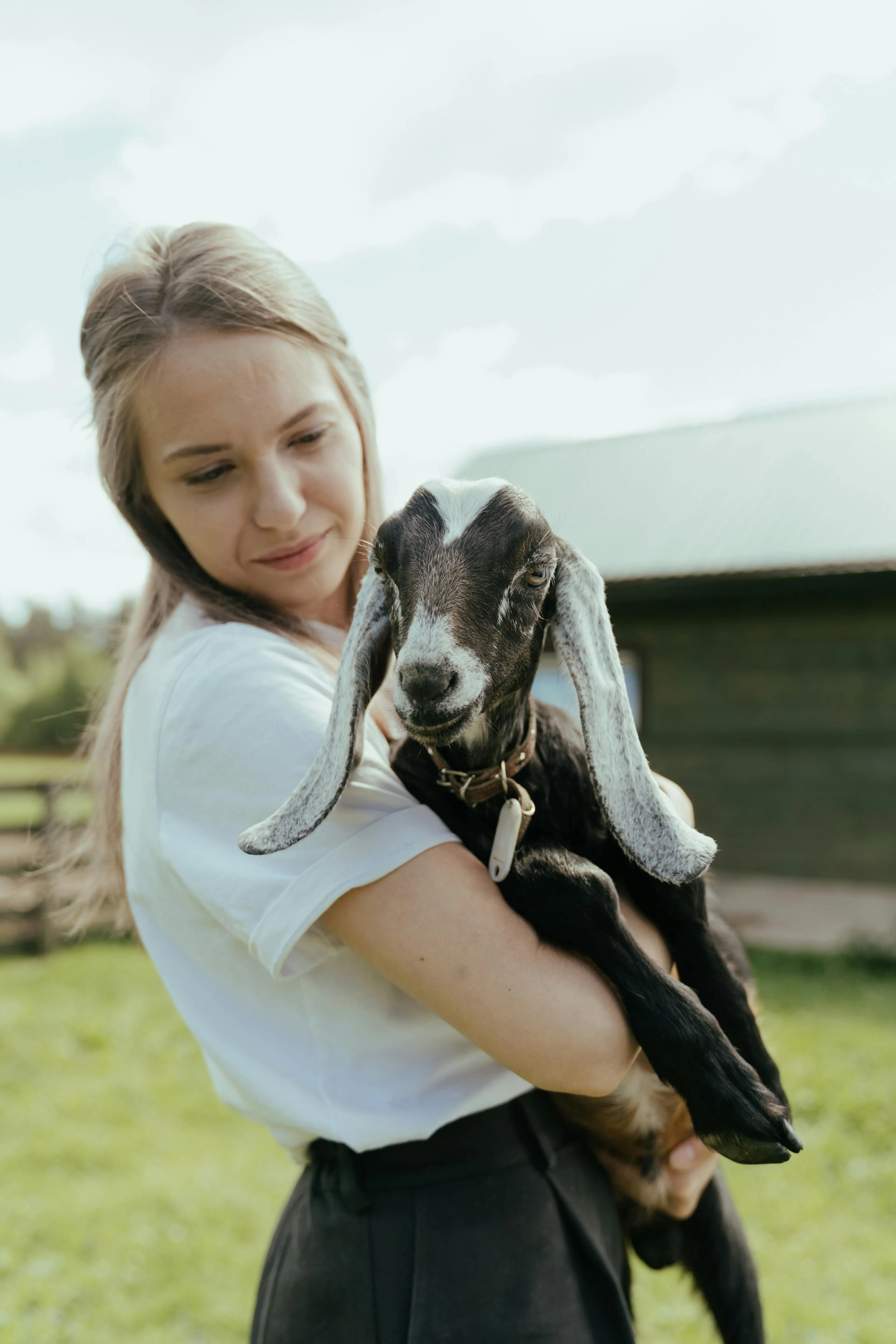 Girl with Goat