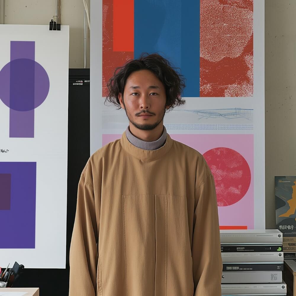 Julian Kennedy in his studio