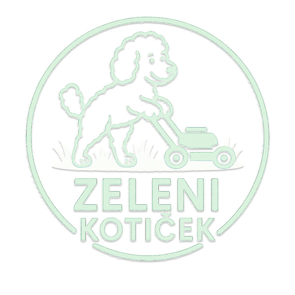 zeleni koticek logo beli