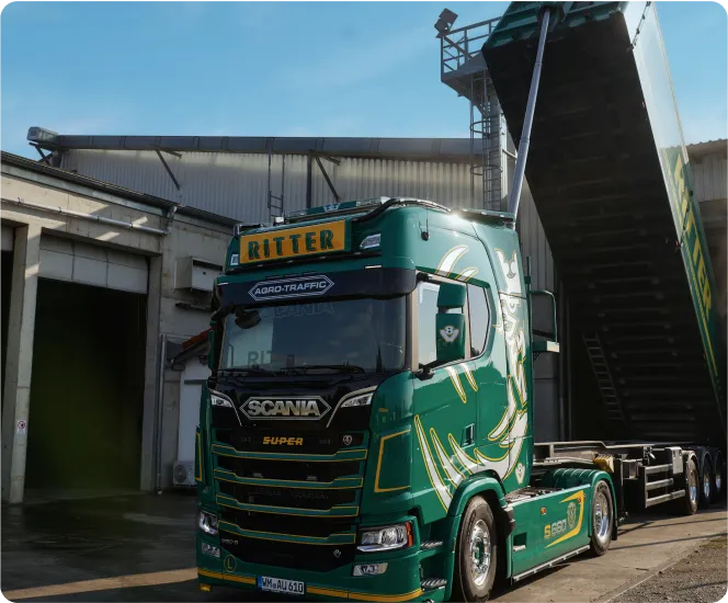 Abladung Scania LKW Ritter GmbH