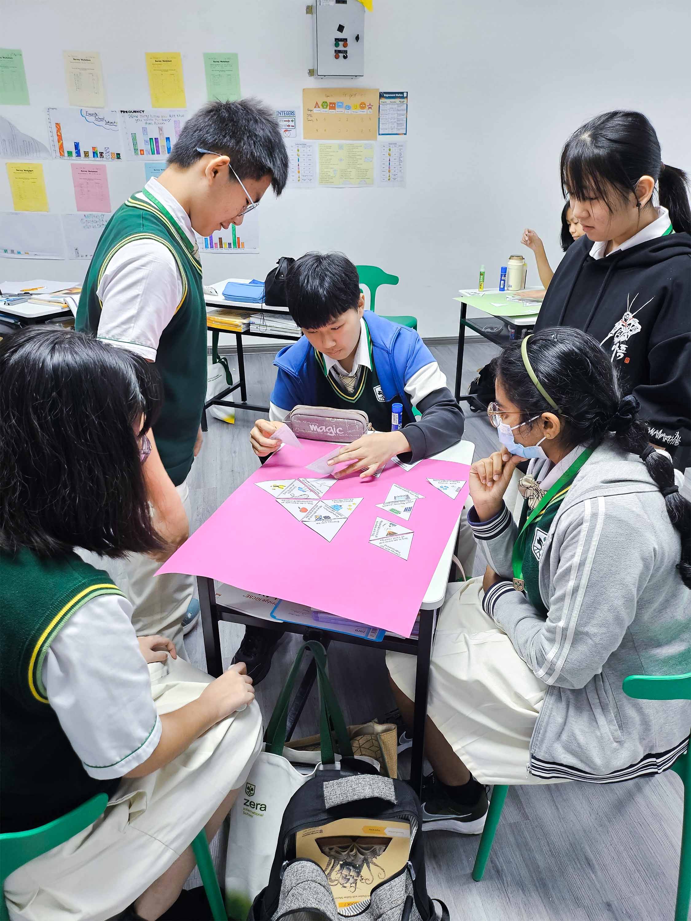 Zera students group discussion.