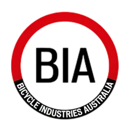 The BIA (Bicycle Industries Australia) certification logo.