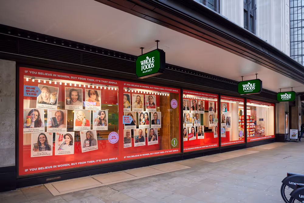 Whole Foods Market shopfront display