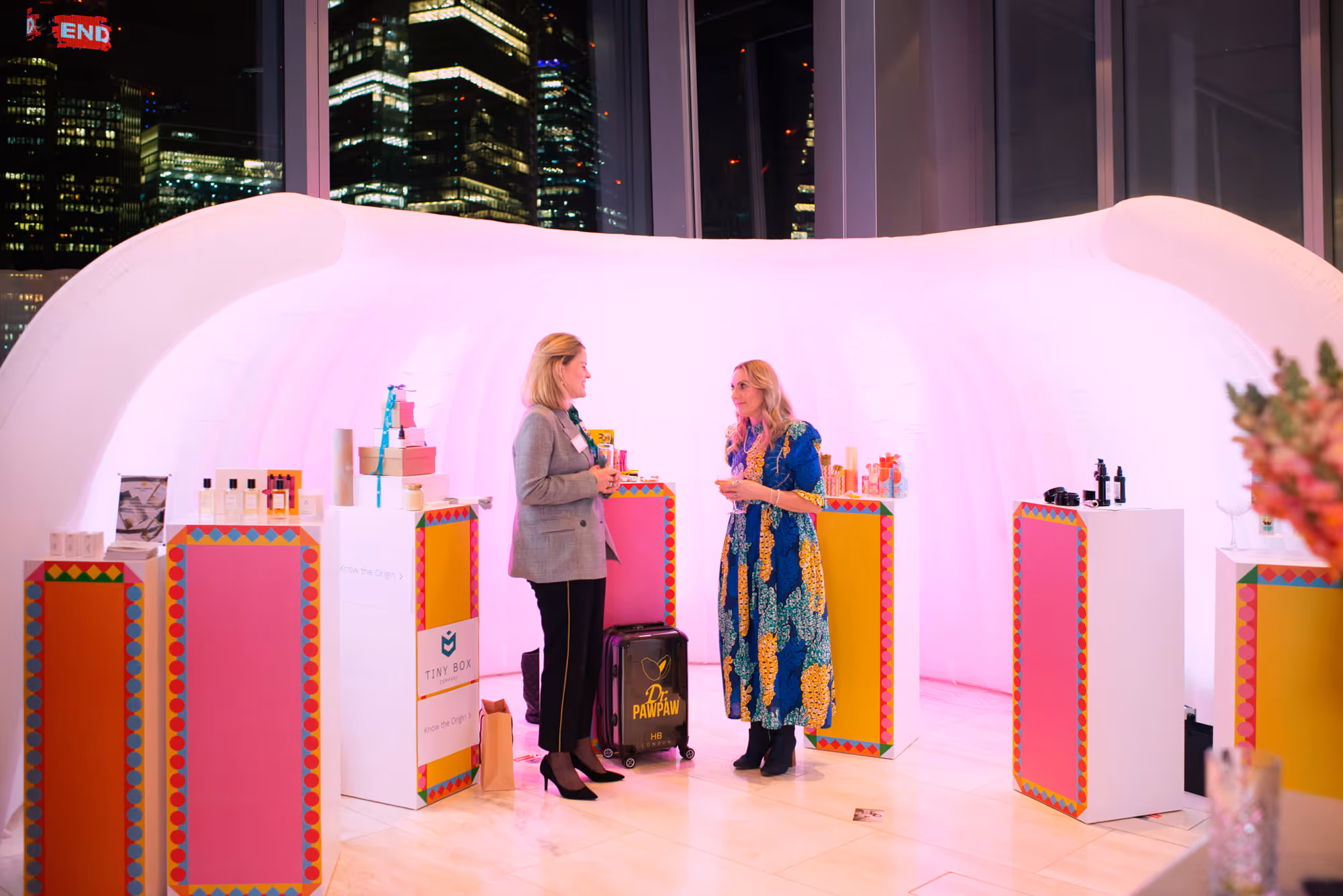 Buy Women Built on display at a partner event