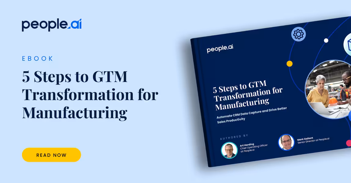5 Steps to GTM Transformation for Manufacturing