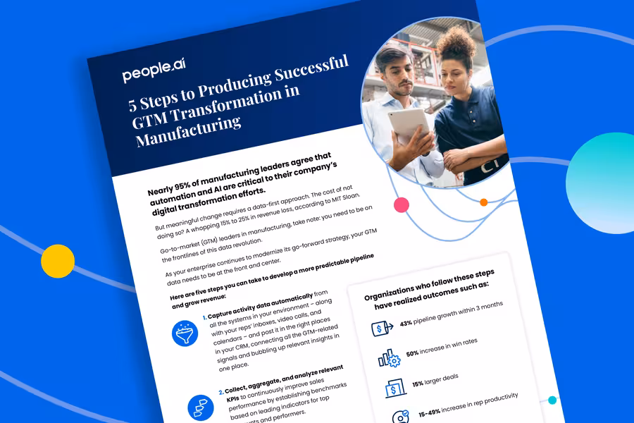 5 Steps to Producing Successful GTM Transformation in Manufacturing