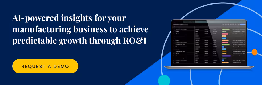 AI-powered insights for your manufacturing business to achieve predictable growth through ROI