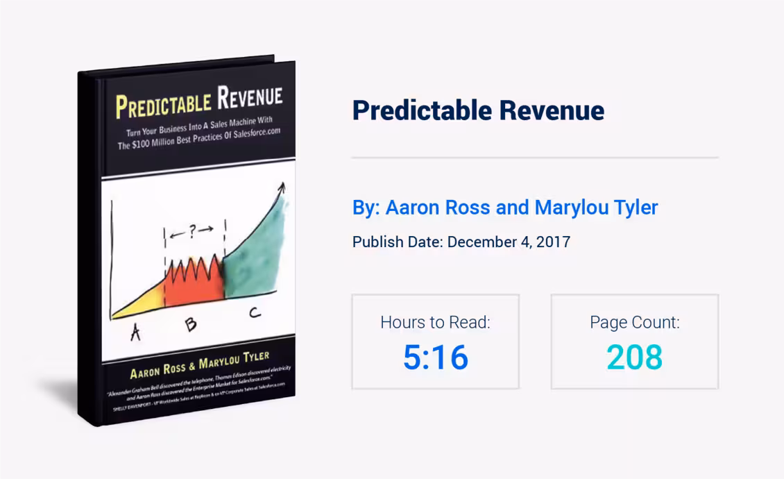 Predictable Revenue