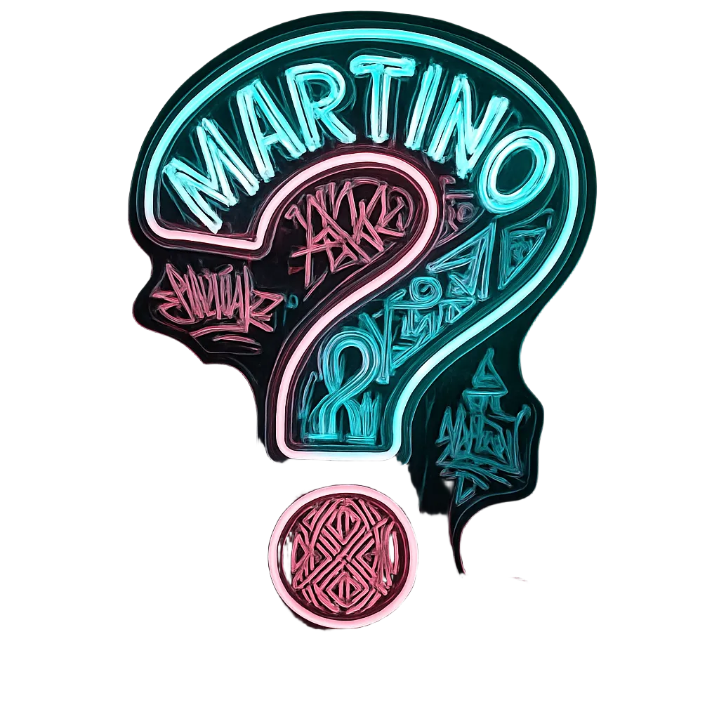 Martino Signs Philadelphia creative question mark logo with stylized typography