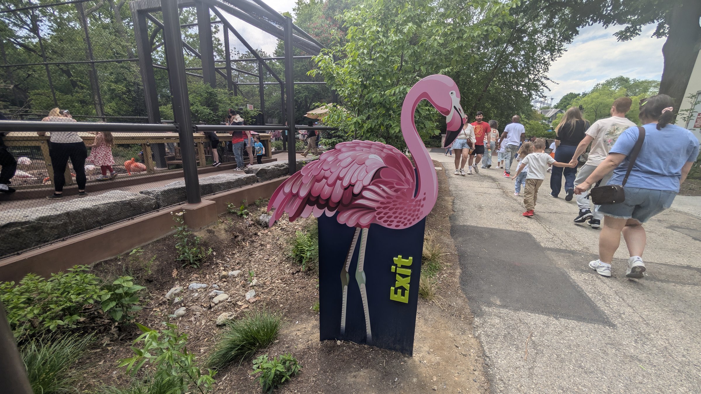 Flamingo Cove Exit marker