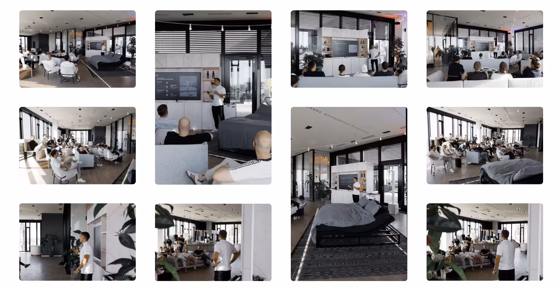 Content der auf einem Offsite durch die Agentur straling entstanden ist dargestellt in einem Ordner.