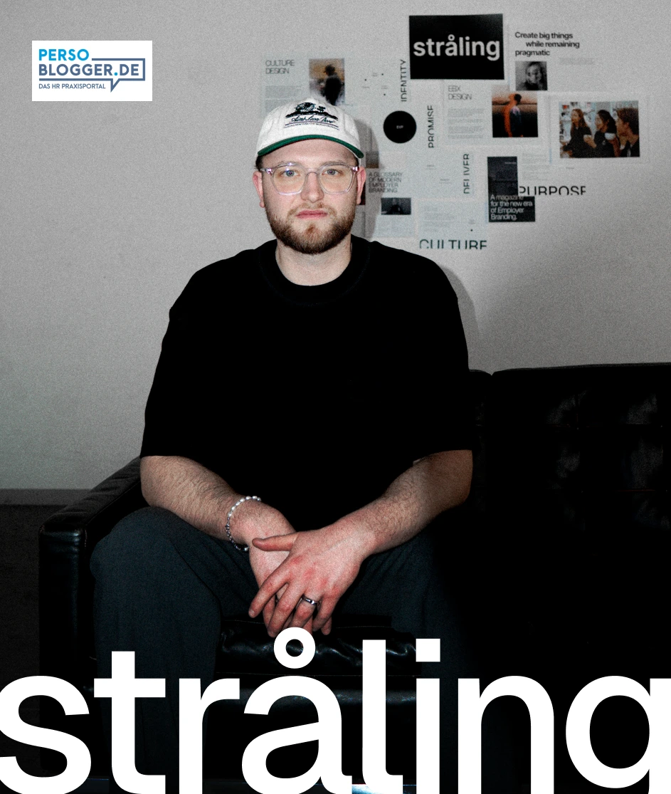 Marcel Eberhardt, Gründer der Employer Branding Agentur stråling, im Interview mit Persoblogger.de – Portraitaufnahme in industrieller Location mit Lichteinfall