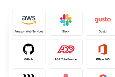 A gallery of available integrations for Thoropass users