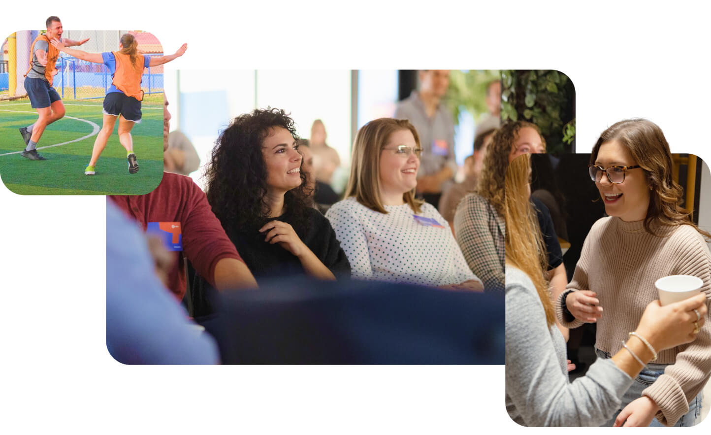 Collage of Thoropass employees and team members