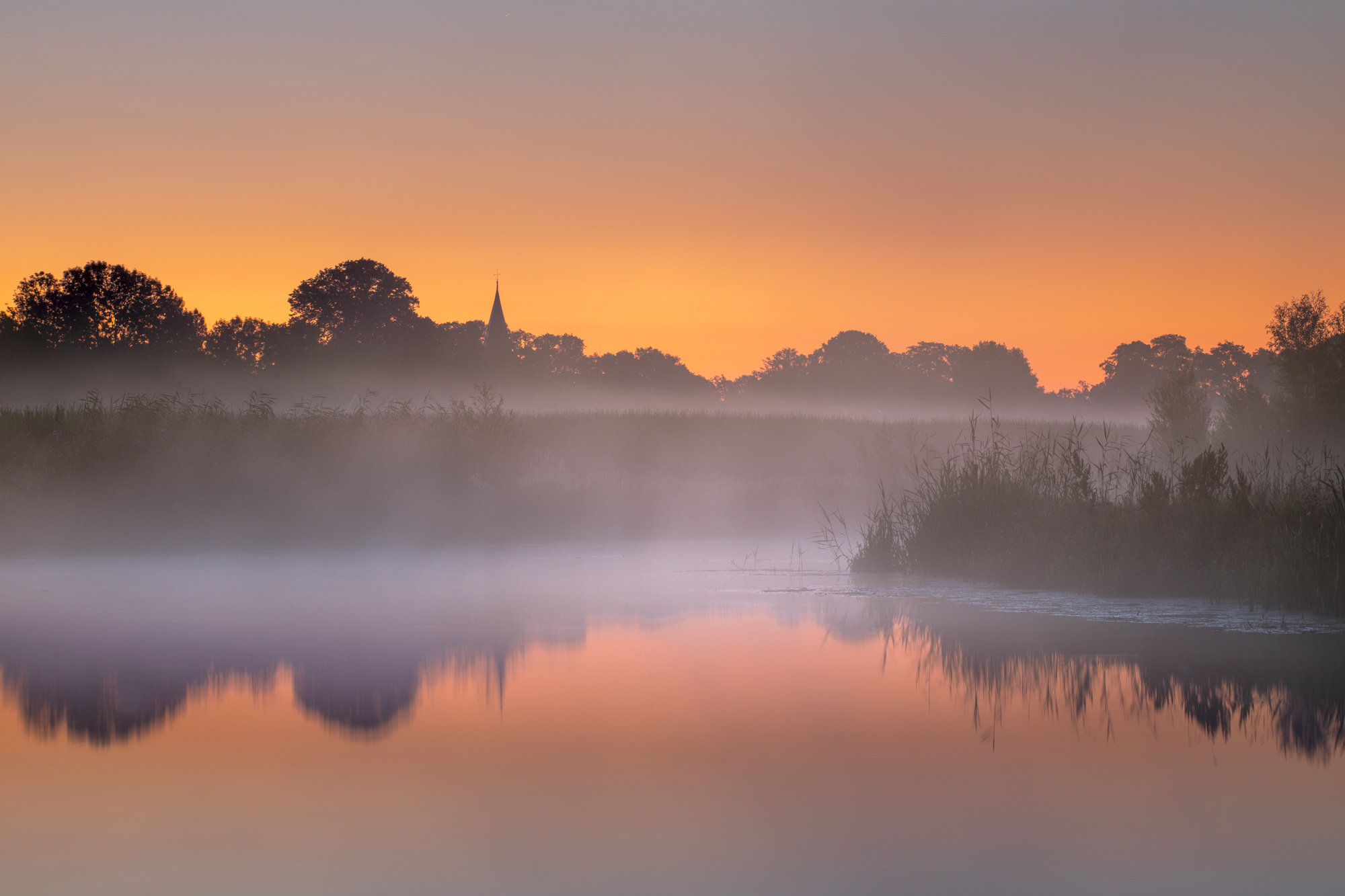 Kalmte over het water