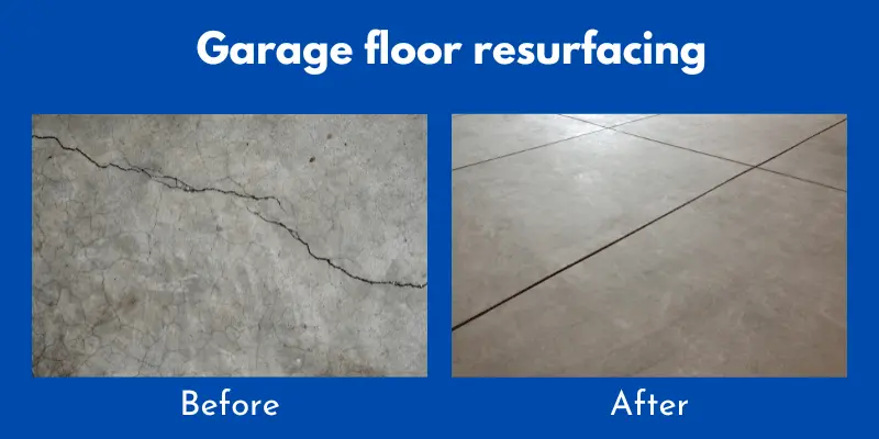 Garage floor resurfacing