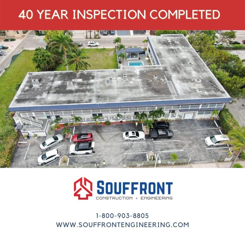 Souffront Construction & Engineering | THE PRESIDENT INC OF HOLLYWOOD – 40 YEAR RECERTIFICATION INSPECTION- HOLLYWOOD, FLORIDA
