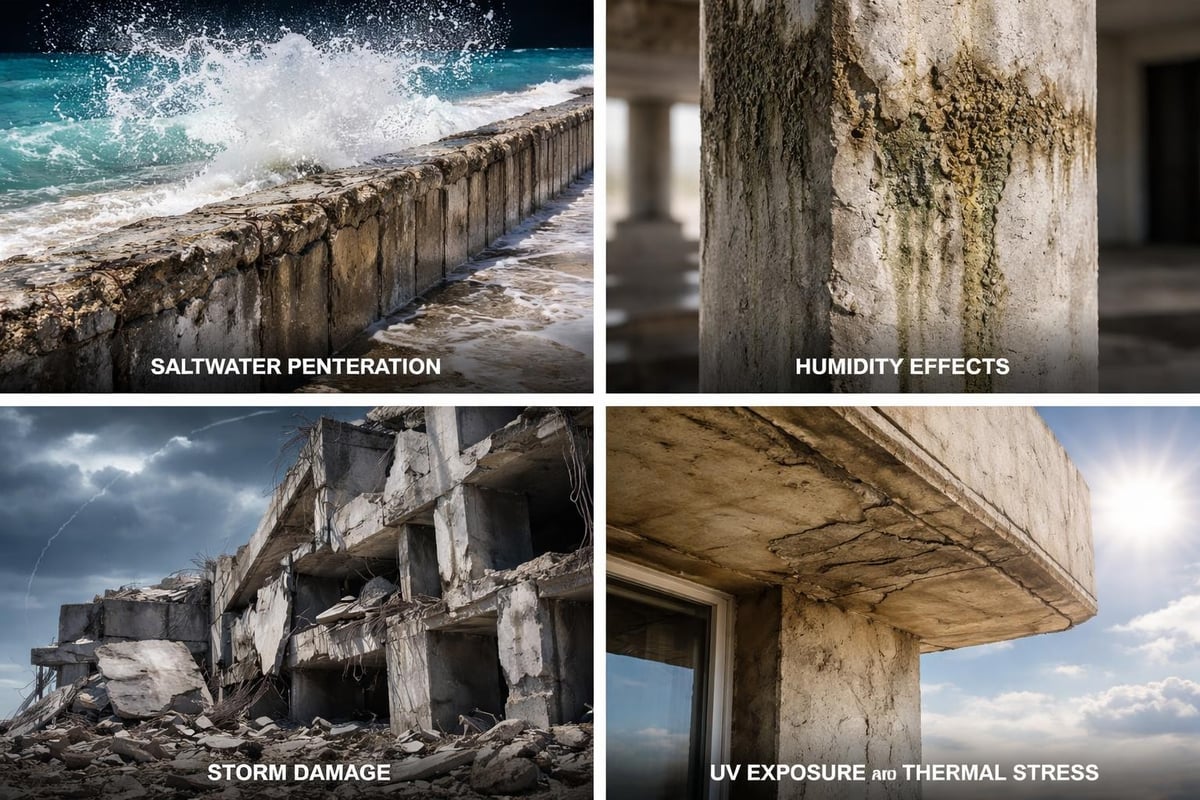 Concrete deterioration factors