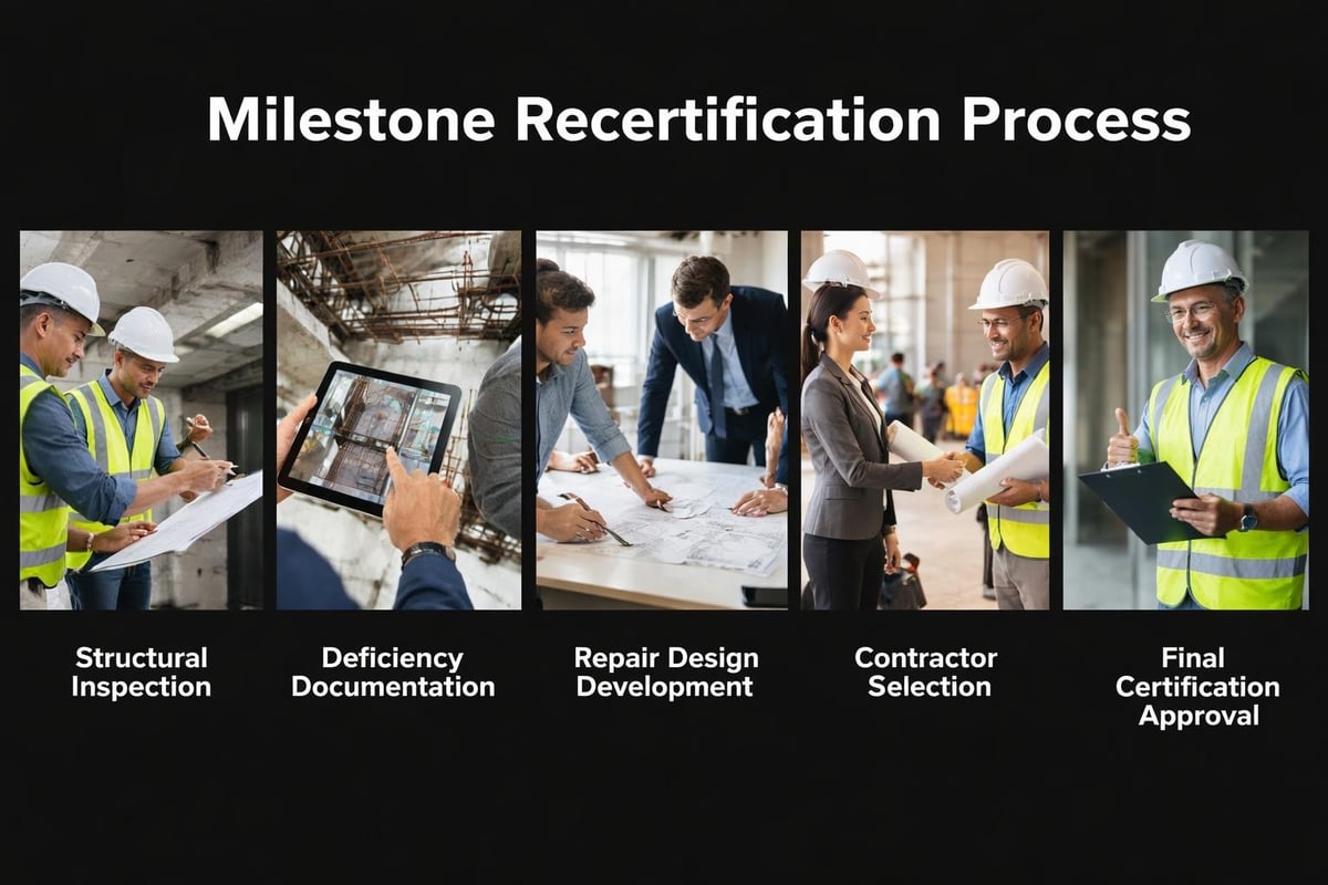 Recertification inspection workflow