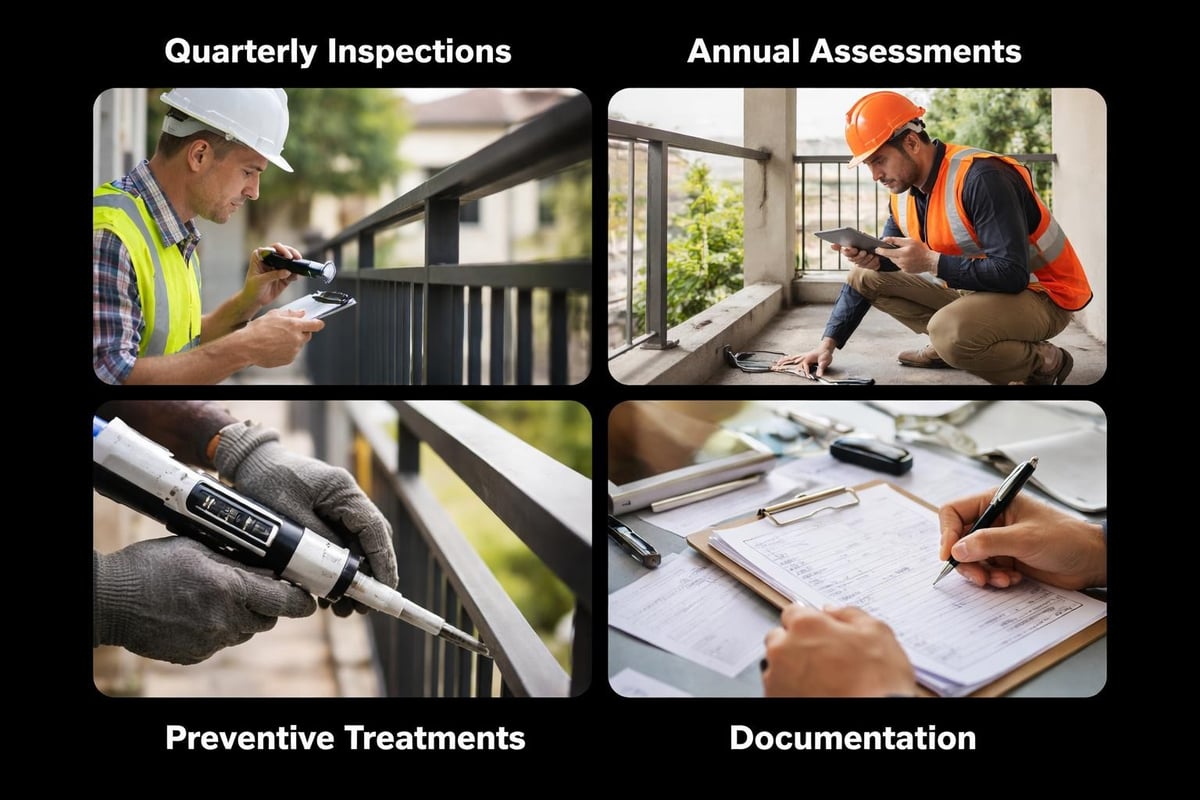 Balcony maintenance program