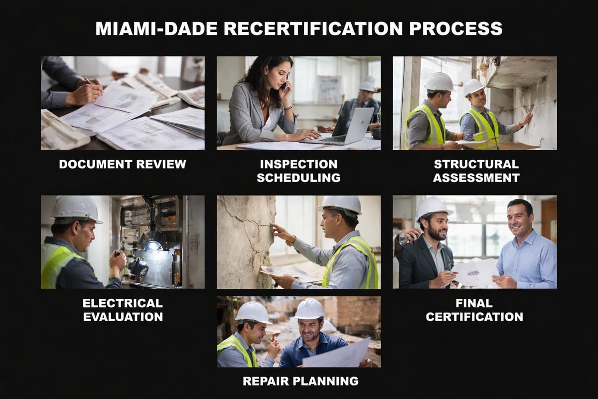 Recertification inspection workflow