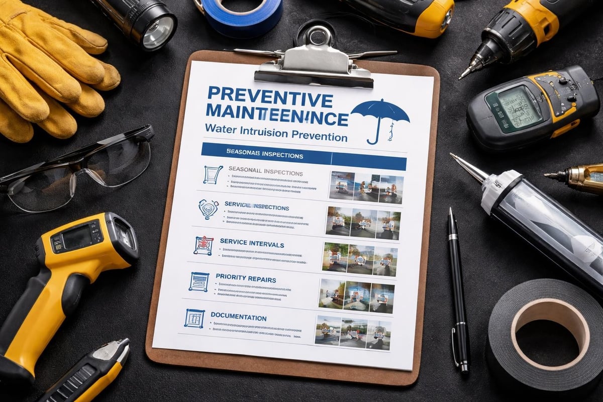 Building envelope maintenance