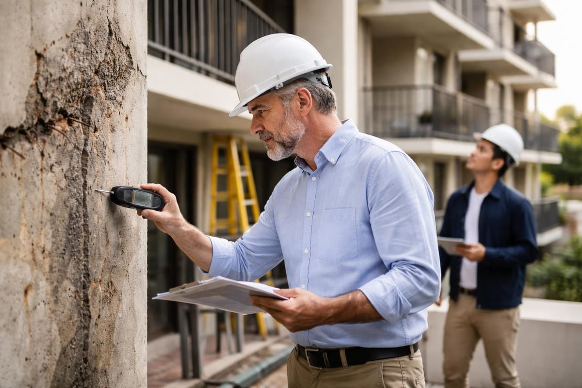 Building recertification water assessment