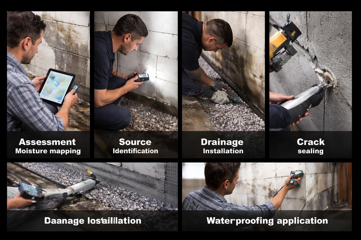 Water intrusion repair process