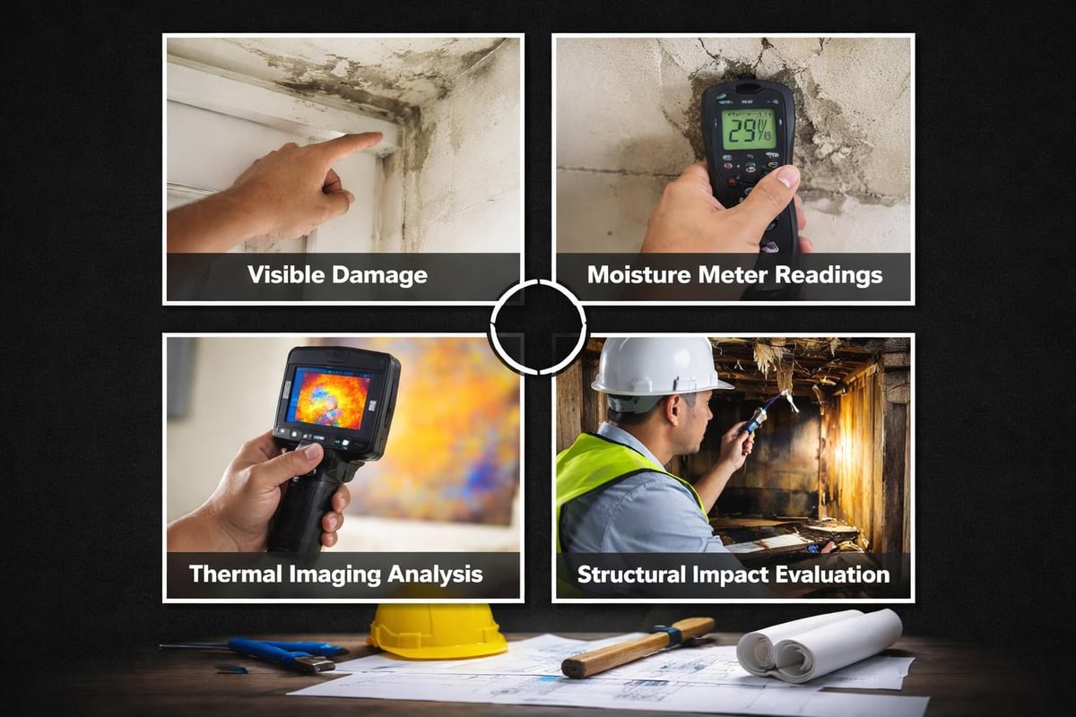 Water intrusion diagnosis methodology