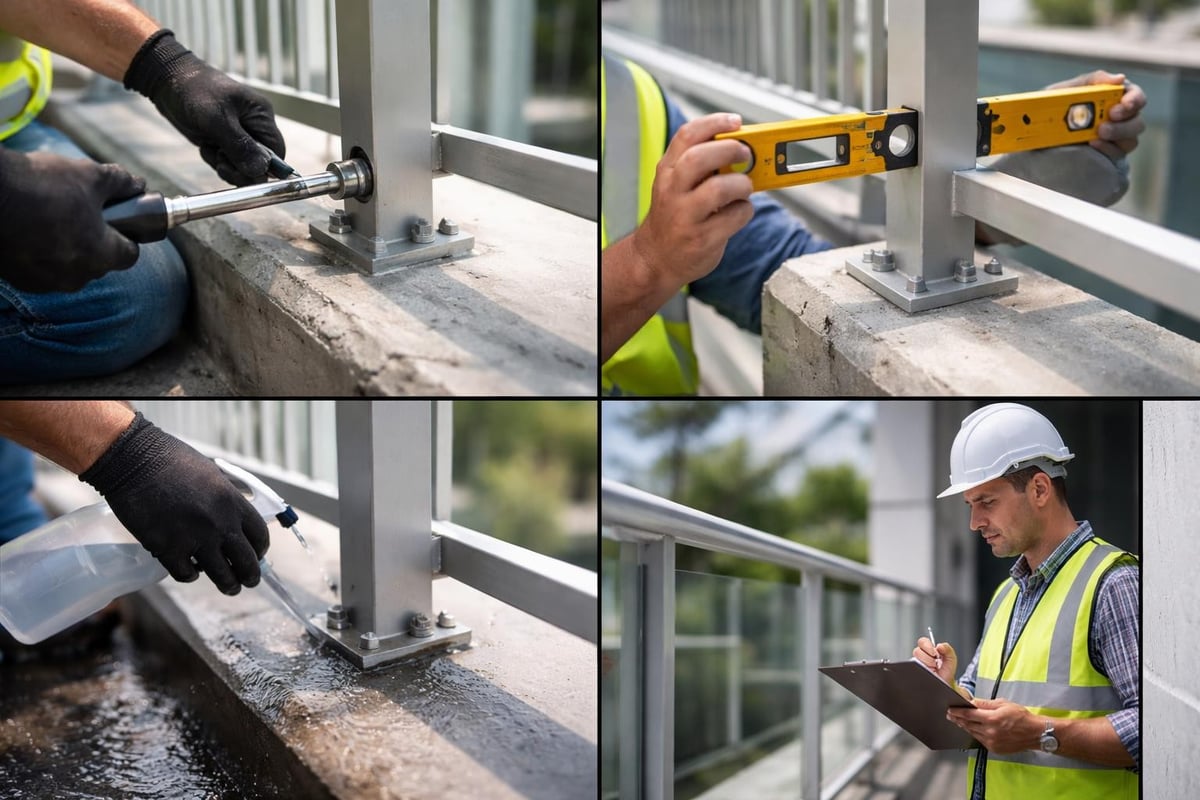 Quality control inspection points