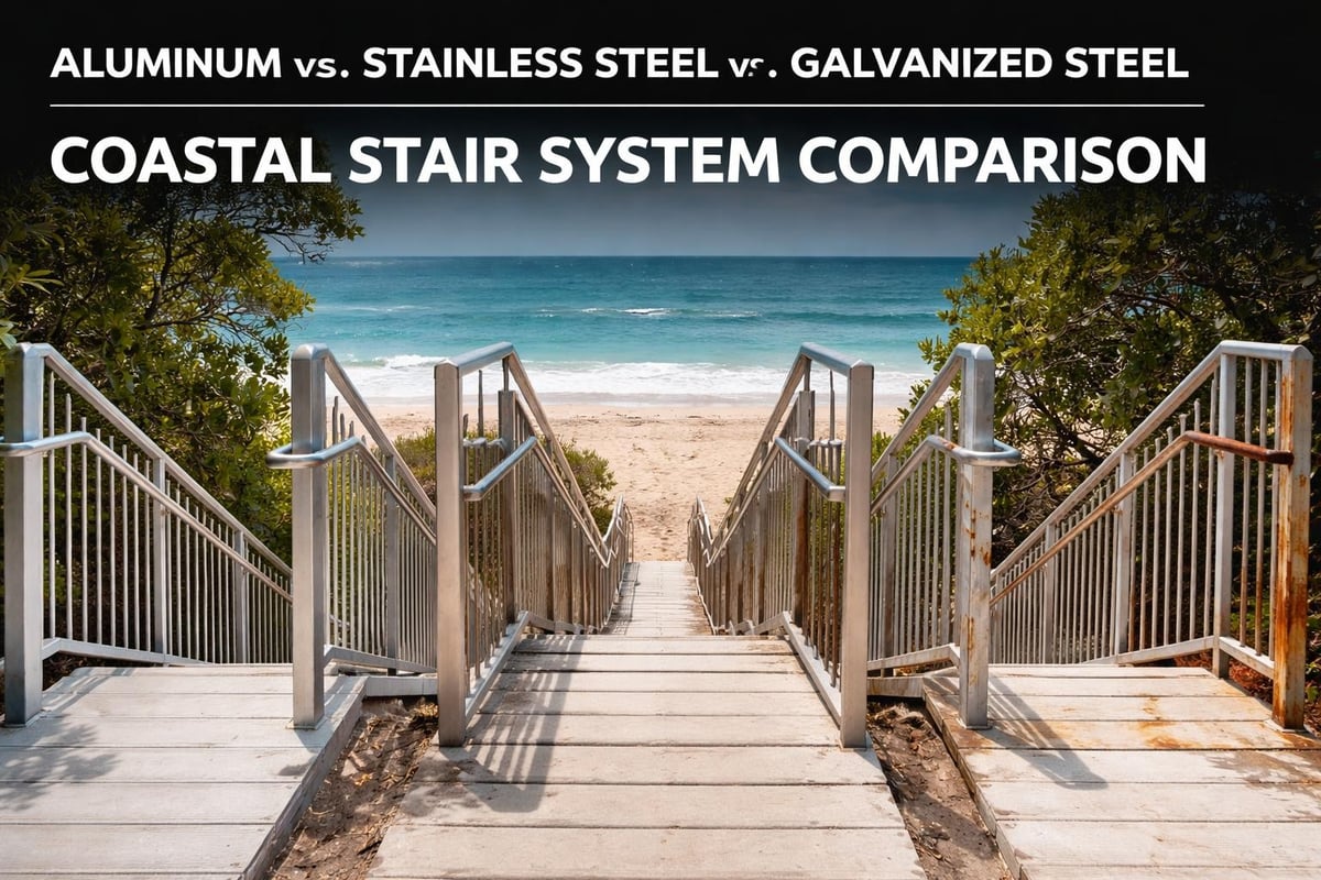 Metal stair material comparison