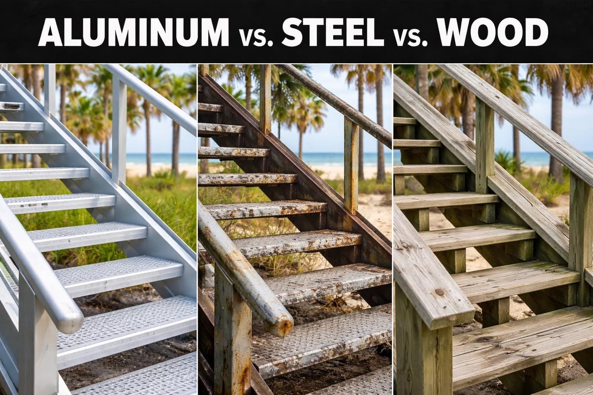 Aluminum stair advantages in Florida