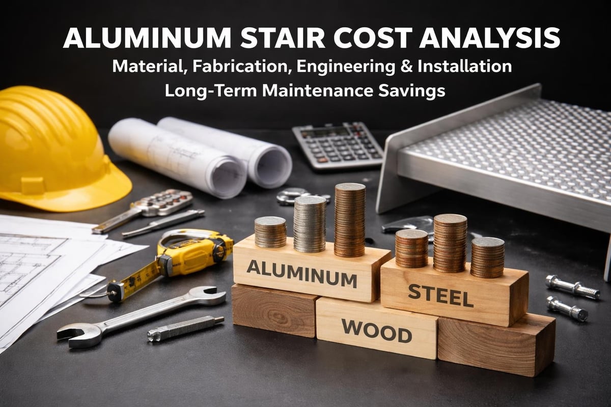 Aluminum stair cost breakdown