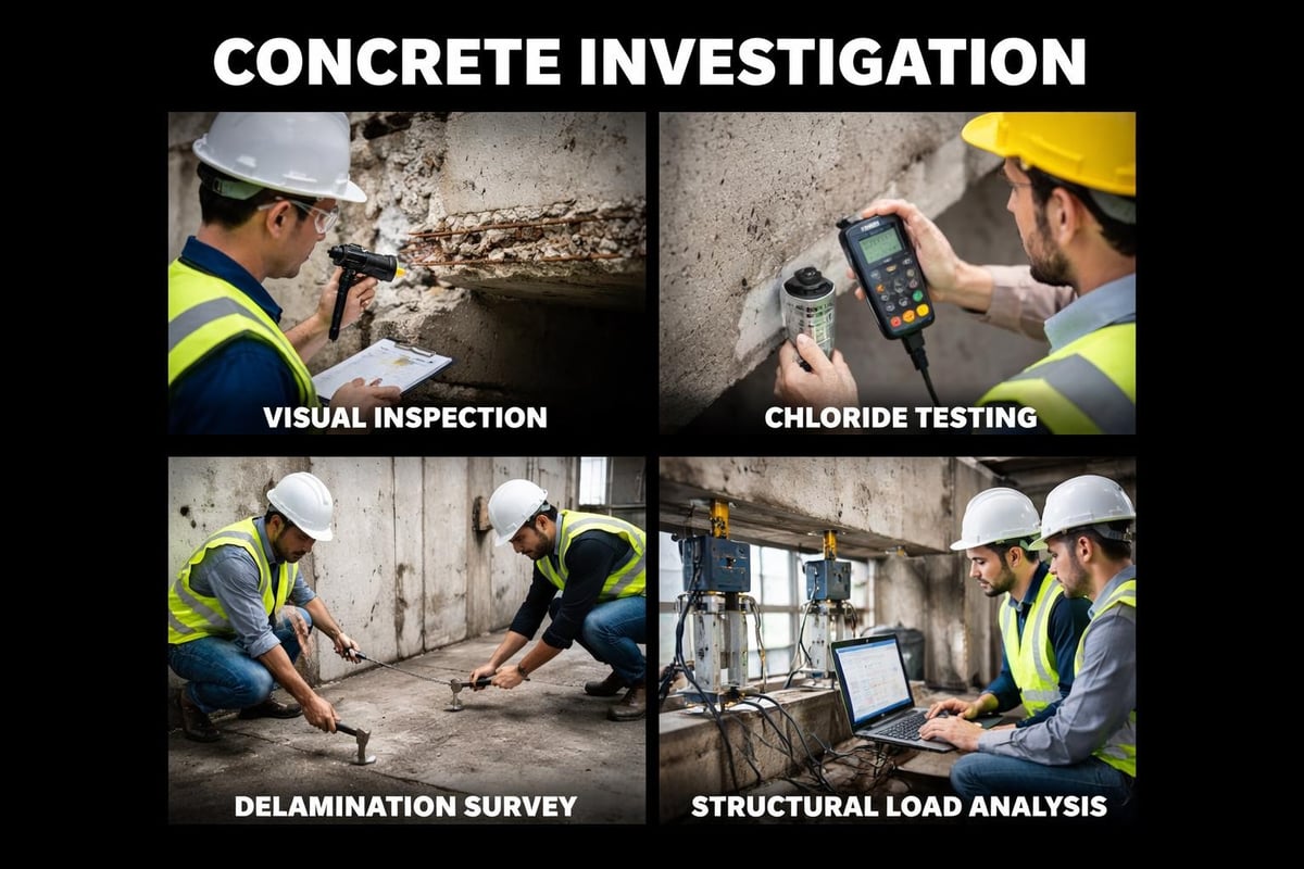 Concrete deterioration assessment