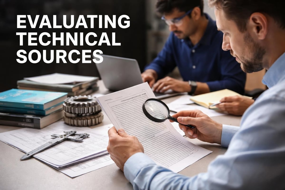 Technical resource evaluation criteria