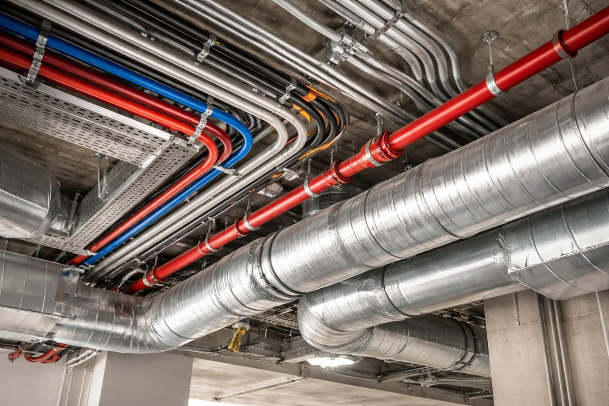 Mechanical building systems coordination