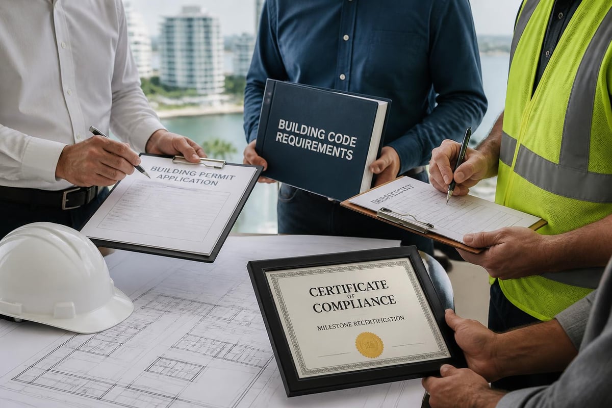 Building code compliance workflow