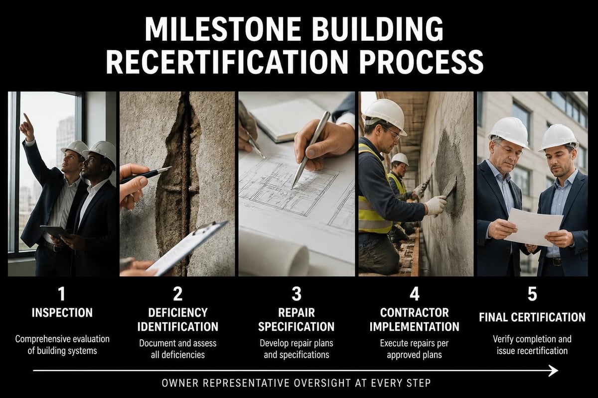 Building recertification workflow
