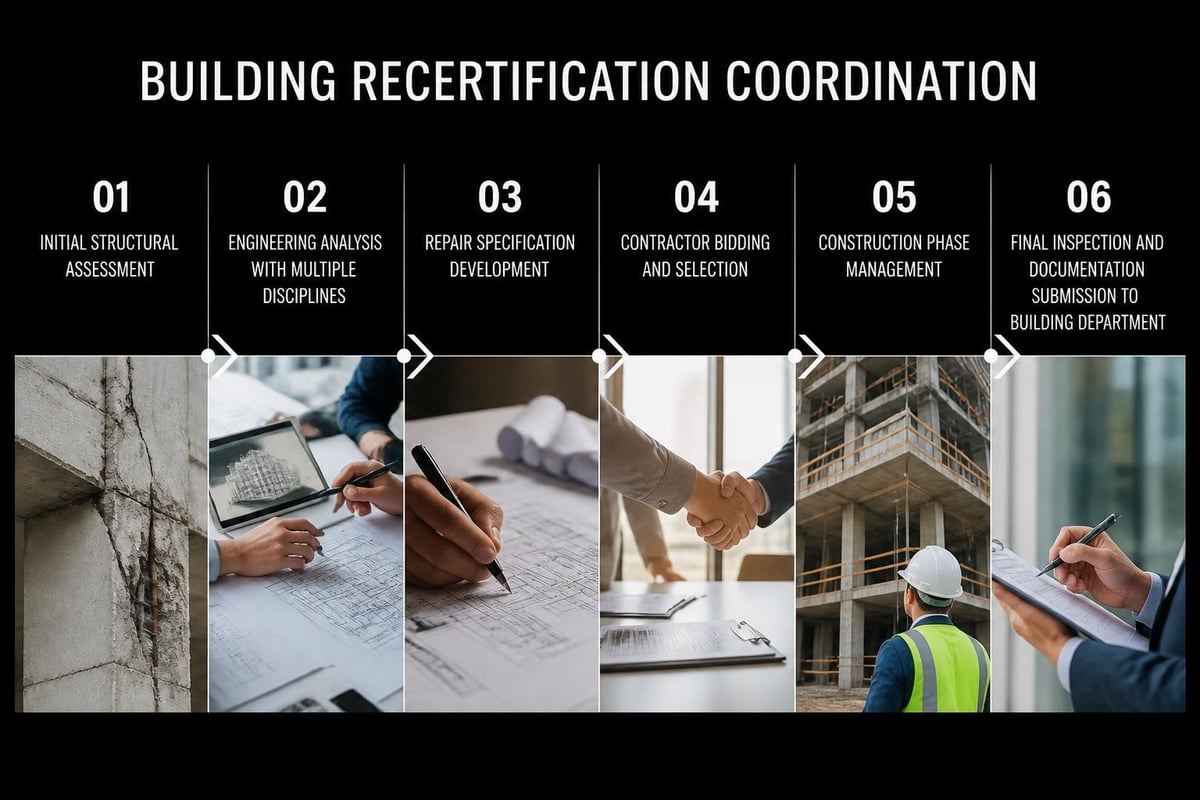 Milestone recertification project coordination