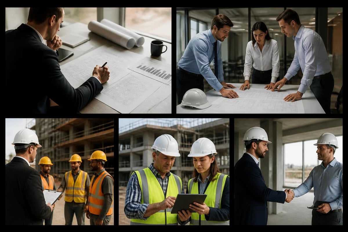 Owner representative coordinating project phases
