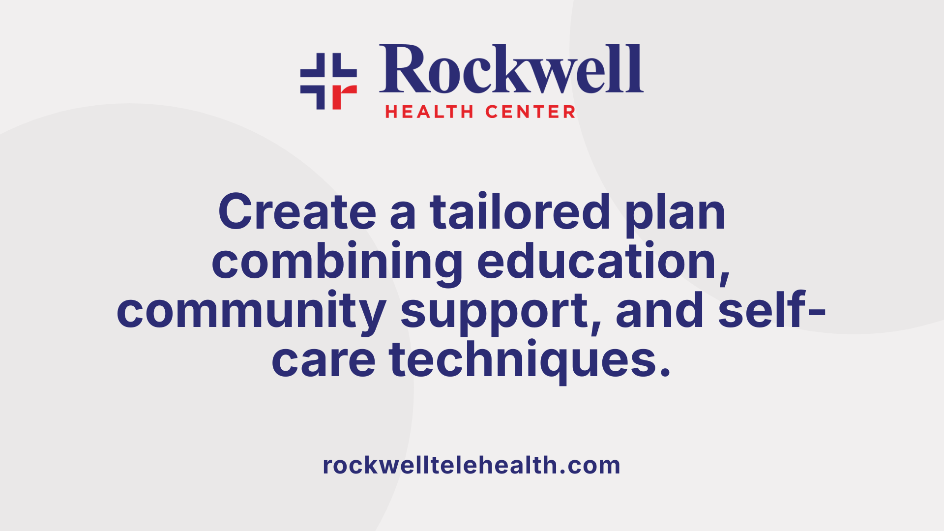 Create a tailored plan combining education, community support, and self-care techniques.