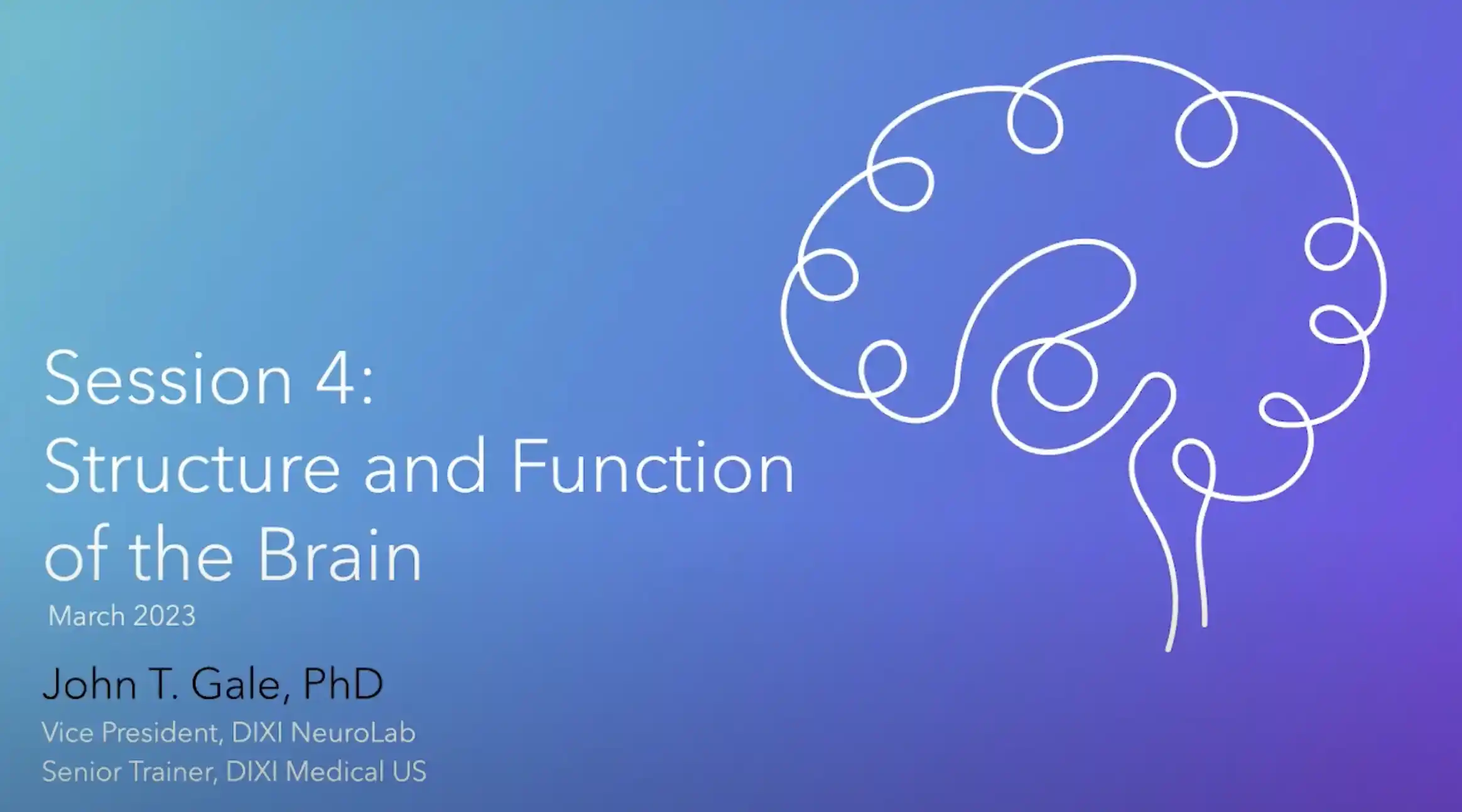 Structure and function of the brain | E4