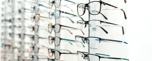 Our Glasses Display Area At Kidner Opticians