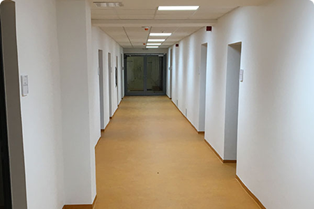 Gebäudeumbau am Charité Campus Mitte