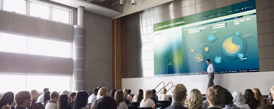 Pantalla LED Street Communication en acción