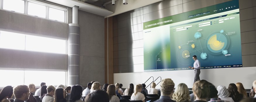 Écran LED Street Communication en action