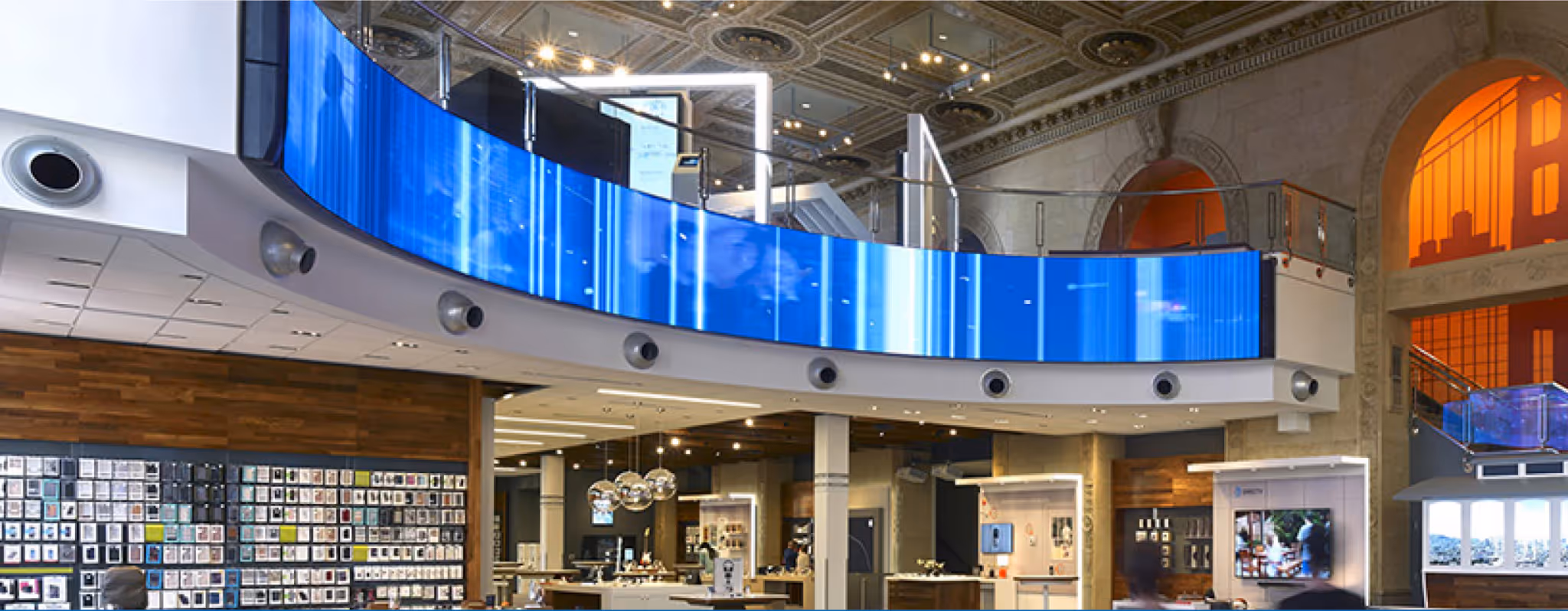 LED-Display für Straßenkommunikation in Aktion