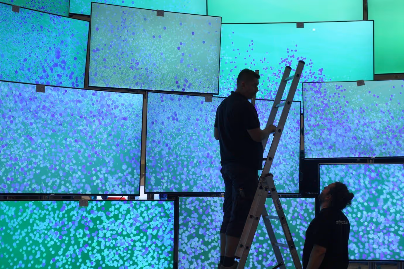 Pantalla LED Street Communication en acción