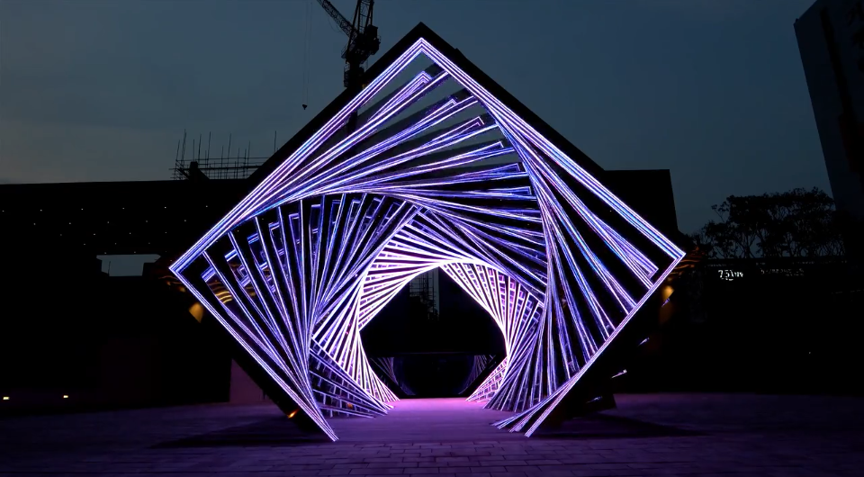 Écran LED Street Communication en action